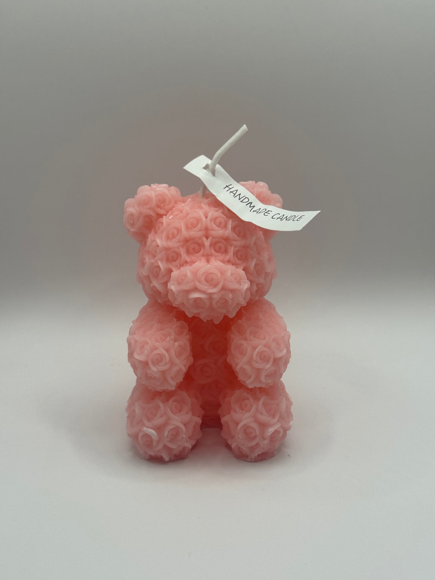 Roze Beertjes Kaars van Roosjes | Natuurlijke Sojawas | Sweet Persimmon & Coriander Geur