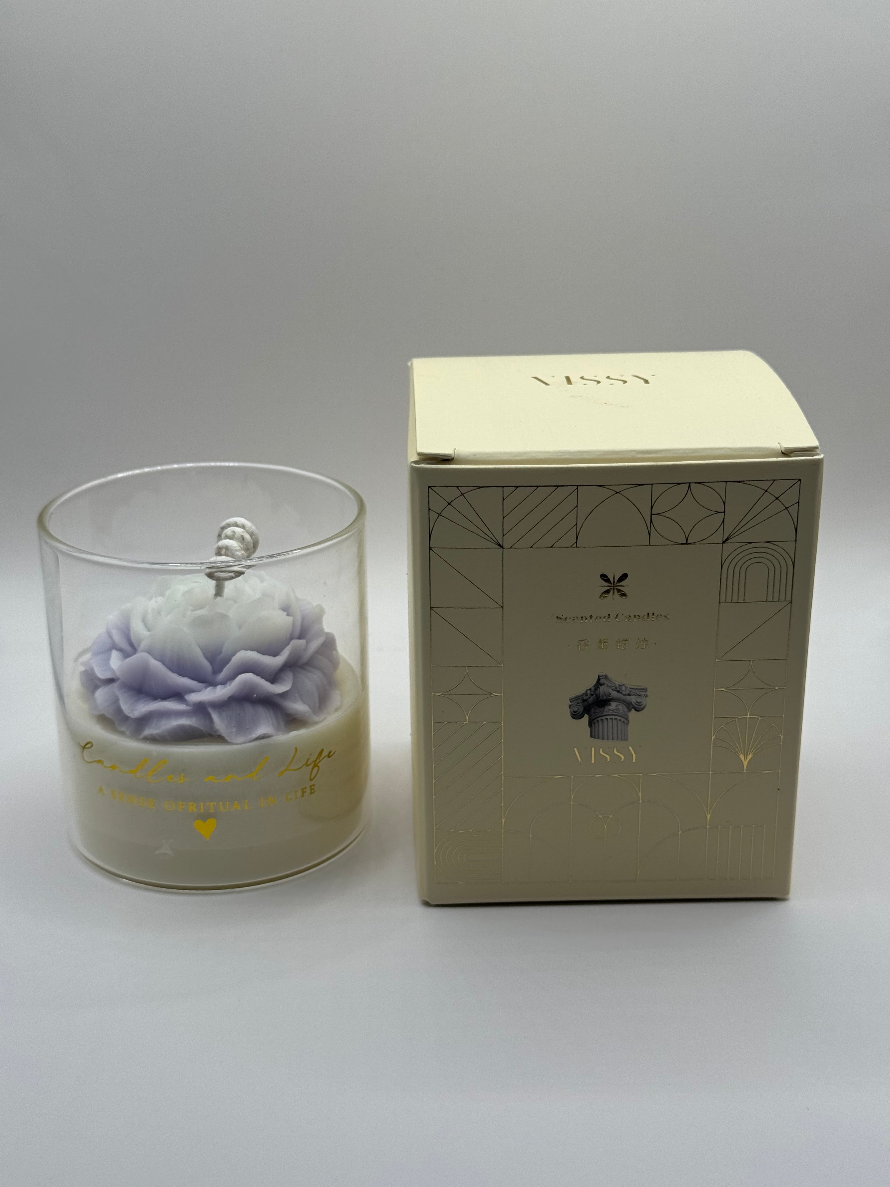 Lavender Geurkaars 25/30 Branduren